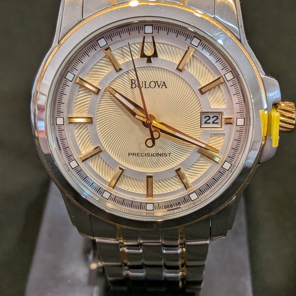Bulova Two-Tone Precisionist Watch - Picture 4 of 10